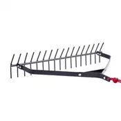 VEVOR Grabljica za vodne rastline 810x495x165 mm Črna