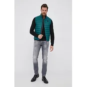 Polo Ralph Lauren PULL DEMI ZIP EN MAILL TORSADEE Črna