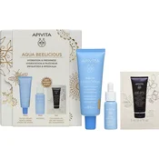 Apivita Set Aqua Beelicious Tonirana krema SPF30, 40 ml + Mini Booster, 10 ml + Gel za cišcenje, 5 ml