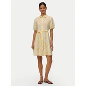 Vero Moda Vsakodnevna obleka Dicthe 10303728 Svetlo rumena Regular Fit