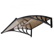 VEVOR Nadstrešek za vrata 965x1017x275 cm rjave barve