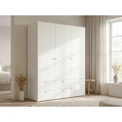 Garderobna omara Tornolo 111 (Bela + Siva)