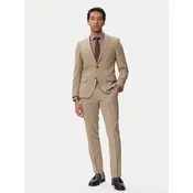 HUGO Obleka Henry/Getlin232X 50557616 Bež Slim Fit