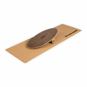 BoarderKING Indoorboard Allrounder, daska za ravnotežu, podloga, valjak, drvo / pluta