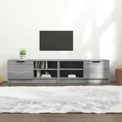 Vidaxl TV omarica 2 kosa siva sonoma 80x35x36,5 cm konstruiran les