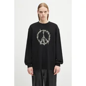 Bombažen pulover Aries Peace Press Gothic Waffle LS Tee
