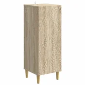 Vidaxl Strani šal Sonoma hrast 33 x 34,5 x 90 cm Inženirski les
