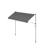 Songmics Tenda 350x120 cm Siva