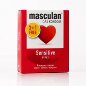 Masculan Kondomi Sensitive Type 1, 4 komada
