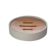 Ridder ROLLER Samostoječa Ščetka za Stranišče, Okrogla, Bambus/Poliresin, Rjava, 90x380mm