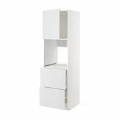 METOD / MAXIMERA Vis.el.pecn. s fiok/2front/2g.fioke, bela/Stensund bela, 60x60x200 cm