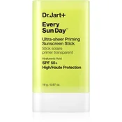 Dr. Jart+ Every Sun Day™ Ultra-Sheer Priming Sunscreen Stick SPF50 krema za sončenje v paličici 19 g