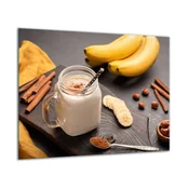 shumee Steklena zaščitna plošča ZA štedilnik 60x52 banana