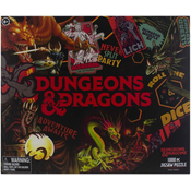 Paladone Slagalica Dungeons and Dragons, 1000 komada