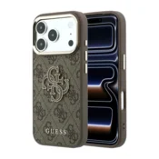 Maska Guess 4G & Big Resin Logo za iPhone 17 Pro Max/ 18 Pro Max braon