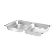 Posoda za Hrano GN 1/1 z 2 Predelkoma, 7.5L, (530x325x65mm)