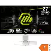 Zaslon MSI MAG 274URFW 27/4K UHD/160Hz/0,5ms (GTG) (bel) – nastavljiv po višini - PD 15W