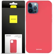 Spacecase SILIKONSKI OVITEK SPACECASE ZA IPHONE 12 PRO MAX RDEČA ZAŠČITA, (21962542)