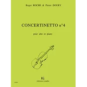 ROCHE/DOURY:CONCERINETTO NO.4 POUR ALTO ET PIANO