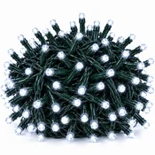 Aga Božična veriga 100 LED Hladno bela