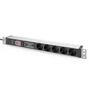 Digitus DN-95433 jedinica za distribuciju elektricne energije (PDU) 5 uticnice naizmjenicne struje 1U