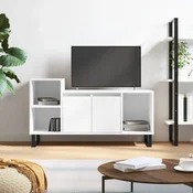 TV ormaric sjajni bijeli 100 x 35 x 55 cm od konstruiranog drva
