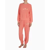 Emporio Armani za ženske. EW000500_AF10882 Tekaška obleka Iconic pink (S), Domača oblačila, Roza, Bombaž, Poliester, Dol