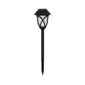 LED solarna svetiljka LAWN LED/1,2V 100 mAh 3000K 44 cm IP44 crna