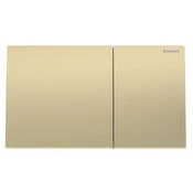 Geberit 115.622.QF.1 - Tipka za splakovanje Sigma70 25x14,6 cm ščetkana medenina