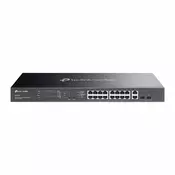TP-LINK Switch 18x1000 Mbps (16xPOE+) + 2x Gigabit SFP combo metalno kućište Easy Smart (Omada), ES220GMP