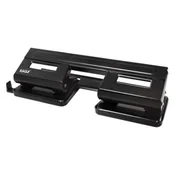 Luknjač Eagle 9401 (4 luknje) - do 15 listov, črn