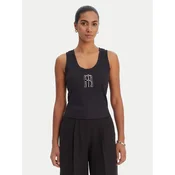 Fracomina Top FP26ST2003J42701 Črna Slim Fit