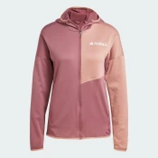 adidas Terrex Xperior Climawarm Light Fleece ženska jakna, bordo/topla glina (S)