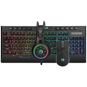 Gaming komplet Marvo CM305 RGB - tipkovnica US, miška in slušalke (PC)