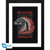 Plakat s okvirom GB eye Television: House of the Dragon - Red Dragon