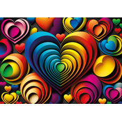 Yazz - Puzzle Barvito srce - 1 000 kosov