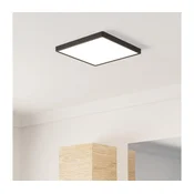 Eglo 901331 - LED kopalniška stropna svetilka FUEVA LED/13W/230V 29x29 cm IP44 črna