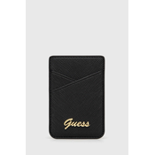 Guess Wallet Card Slot GUWMSSASLBK MagSafe Saffiano black (GUWMSSASLBK)