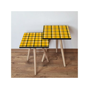 Hanah Home Sklapajuci Stocic 2 Komada 2SHP336 - Senf