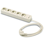 Famatel Produžni kabel 5 utičnica, 1.5m, prekidač, bijeli, 1.5mm2 - 2625-PK5/1.5