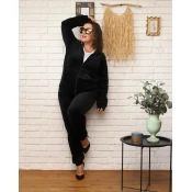 Resti Black womens tracksuit set PLUS SIZE