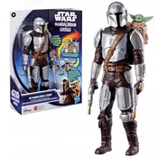 Hasbro: Star Wars interaktivni govoreči Mandalorian in Grogu figura - 30 cm