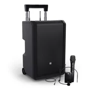 LD Systems ANNY 10 HBH 2 B5 Akumulatorsko ozvočenje + 1x ročni brezžični mikrofon + 1x naglavni brezžični mikrofon - LD SYSTEMS