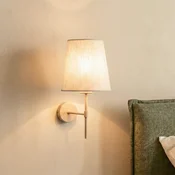 TK Lighting Stenska svetilka Elizabeth, pesek/bež, lan, višina 39 cm, E27 - Dnevna soba/jedilnica - Sodobni - bež, peščena - Tkanine/tekstil