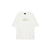 Pull&Bear Majica WEST PARADISE kraljevo modra/rumena/črna/bela