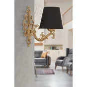 Opviq Zidna lampa Claire, 15x10x13cm, IP20, Crno-zlatna boje