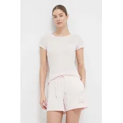 Kratka majica EA7 Emporio Armani ženski, črna barva
