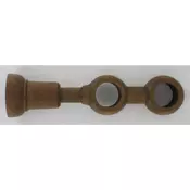 Luance Nosac za karnišu Tia, dupli, 28 mm, Bež