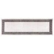 Vidaxl Pralna preproga 80x300 cm svetlo bež