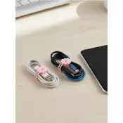 Sinsay - Set držaca za kablove sa cvetnim motivom 3 pack - pastelno roze